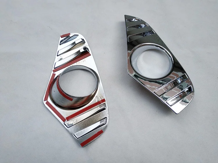 for toyota rav4 rav 4 xa50 2019 2020 Front fog light trim cover car accessories  plastic Chrome