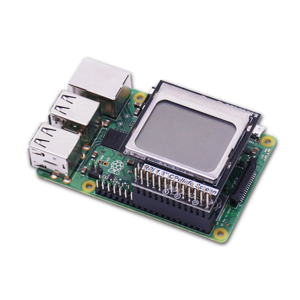 Raspberry Pi 3 информация о процессоре 1 6 дюйма 84x48 модуль дисплея памяти с подсветкой