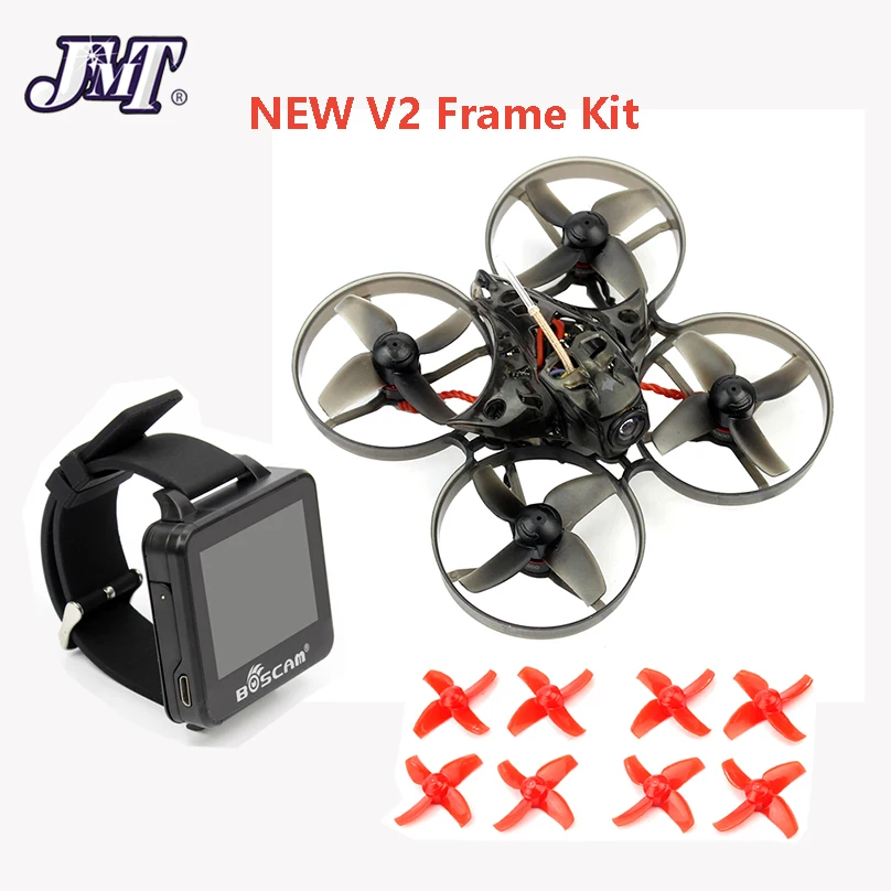 JMT Happymodel Mobula 7 75 мм Bwhoop Crazybee F3 Pro OSD 2S FPV гоночный Дрон 700TVL камера BNF с BOSCAM BOS200RC