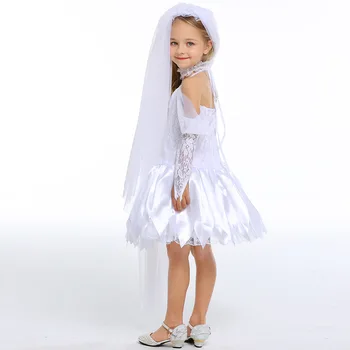 

Child Girls Ghost Bride Costume Halloween Costume