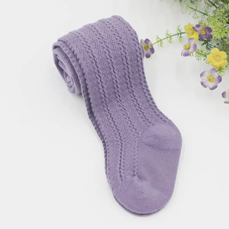 

Autumn Winter Baby Children Toddlers Kids Knee High Tights Hosiery Warm Stockings Solid Color