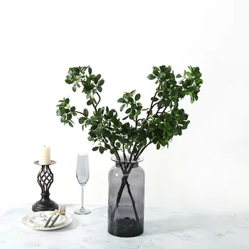 

Simulated plant banyan branch decoration potted pseudo-plant potted landscape green plastic household decoration potted plant