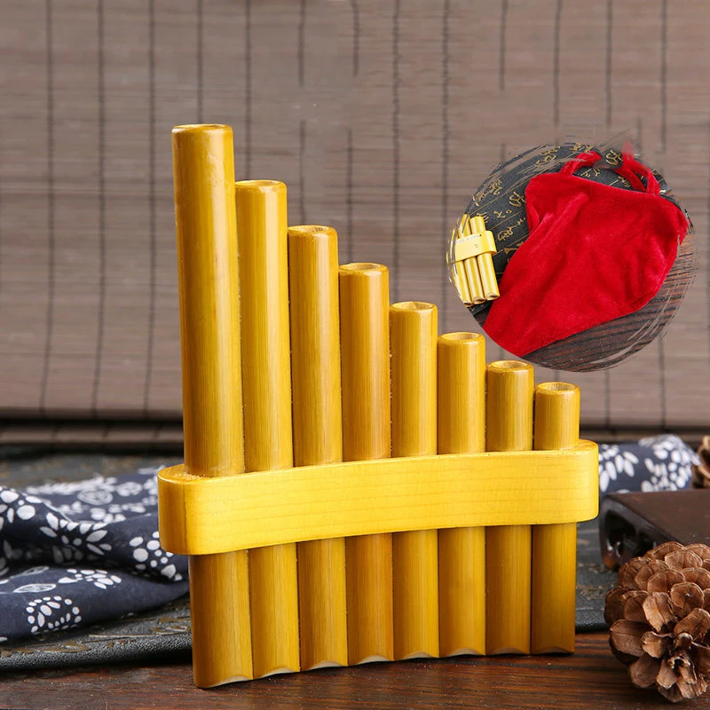 

Pan pipes Woodwind bignner Pan Flute 8 Pipes Handmade Bamboo Flauta pan pipes Handmade Panflutes Flauta Musical Instruments