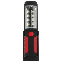 Супер яркий светодиодный SMD магнитный ручной фонарь, светильник для осмотра работы, гибкий-красный