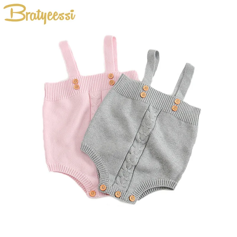 

Knitted Baby Boy Romper Autumn Spring Infant Girl Jumpsuit Toddler Baby Clothing 1 PC