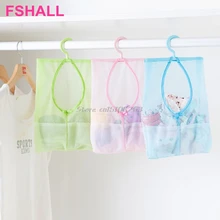 Ванная комната хранения прищепка сетка сумка крючки подвесной мешок органайзер для душа ванна# Y207E# Лидер продаж