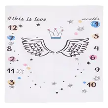 Фон для детской фотосъемки; тканевый фон с цветочным принтом и крыльями; милый Декор; одеяло для новорожденных; одежда для студийной фотосъемки на день рождения