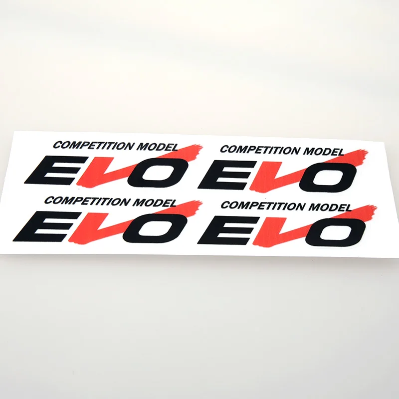 ETIE прозрачный 10 шт. EVO vinilos llanta мото колесные диски Наклейка виниловая обёрточная