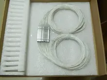 Free Shipping 10pcs/lot 1X8 Blockless PLC Splitter 900um Steel Tube 1*8 Mini Optical Fibra Splitter Without Connector