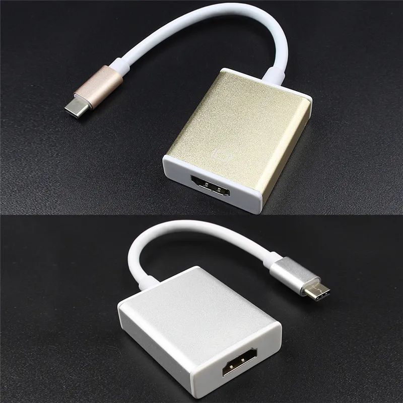 1080 P 3D 4 К USB C Тип 3 1 мужчина к HDMI Женский адаптер конвертер кабель Поддержка для