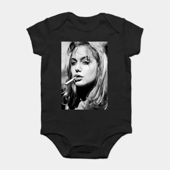 

Baby Onesie Baby Bodysuits kid t shirt discount ANGELINA JOLIE BRAD PITT FIGHT CLUB DVD PUNK CIGGY SMLX