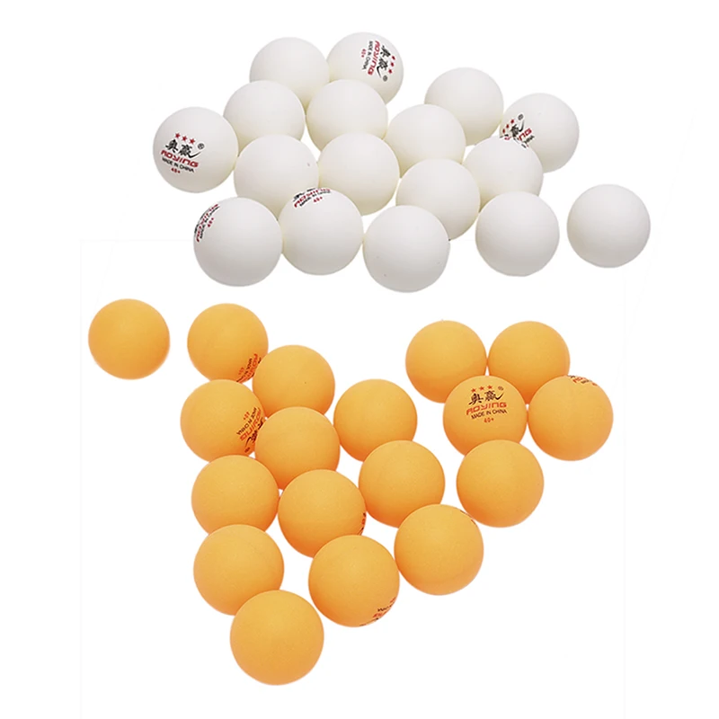 

30 Pcs 3-Star 40mm 2.8g Table Tennis Balls White Yellow Pingpong Training Ball