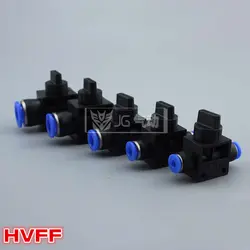 HVFF10 пневматический клапан управления потоком; шланг для шланга разъем; 10 мм трубки * 10 мм трубки; 15 шт./лот; Бесплатная доставка; в наличии все