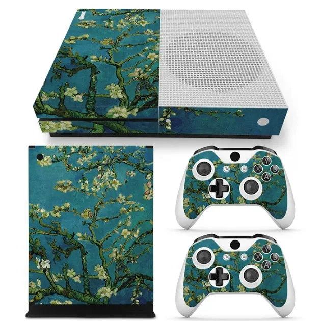 Новая версия Виниловая Наклейка Обложка для Xbox One S консоль Кожа Наклейка для Xbox One тонкий контроллер обертывание Пастер
