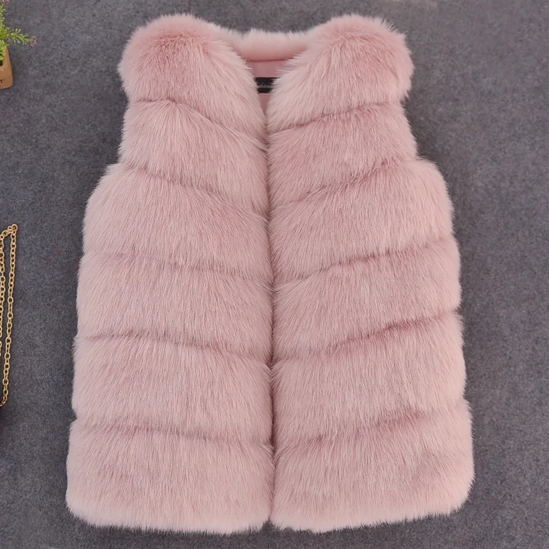 

Baby Fur Vest Girl Winter Clothes 2019 New Autumn Thick Warm Faux Fur Velour Kids Waistcoats Friendly Infant Girls Fur Outerwear