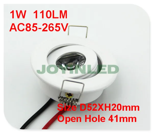 led ceiling light 1-3W round White top (2)