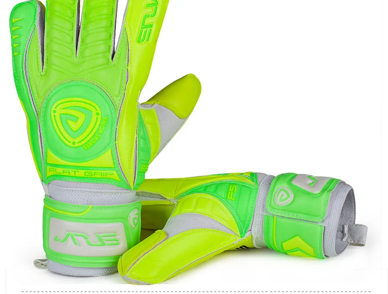 Абсолютно новые Вратарские Перчатки Латексные плоские сливы защита пальцев футбольные перчатки для мужчин и мальчиков профессиональные футбольные перчатки