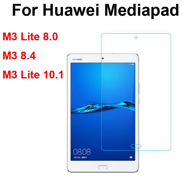 

For Huawei MediaPad M3 8.4 M3 Lite 8.0 10.1 inch Tempered Glass Screen Film Protector HuaweiM3 8.4" M3Lite 8 10.1" Screen Cover