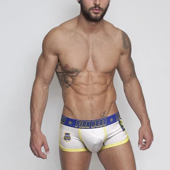 

4 Colors M-XXL Men Boxers Man Sexy Cotton Mesh Underpants Underwears Panties breathable mesh fabric