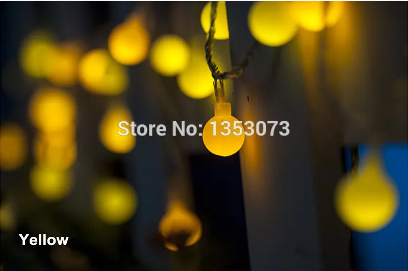 Creative Novelty Lights Ball led String Garland Pandant Light for Garden Decoration Party Decoration - yellow lighting