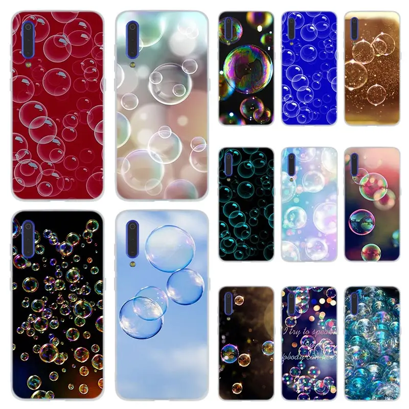 MLLSE чехол для телефона Xiaomi cc 9 MI 8 A2 Lite SE A1 pocophone 6 6X 5X MAX 3 mi10 Mi9 Mi8 bolle di sapone|Бамперы| |