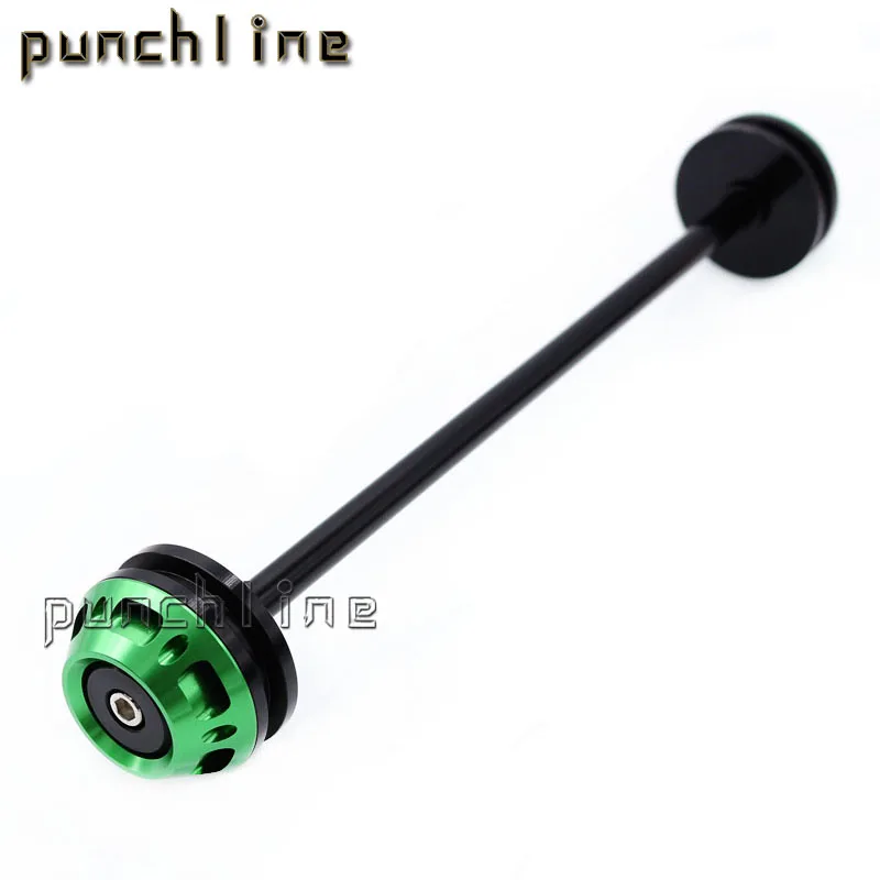 Comprar Para Kawasaki Z800 Z 800 2013 2016 Z1000 Z 1000 14 17 accesorios de la motocicleta del eje delantero de la horquilla accidente deslizadores de Protector verde
