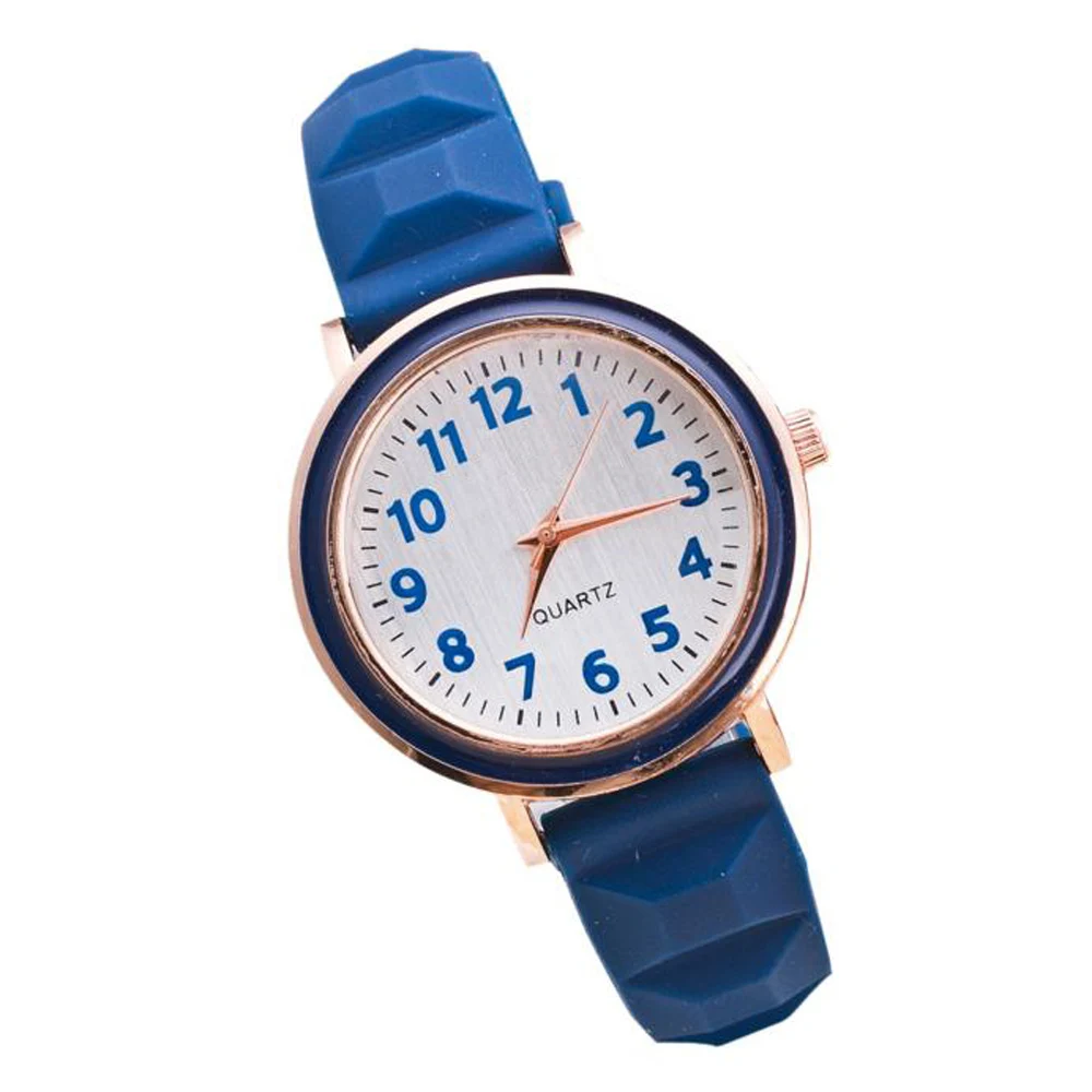 

2019 Hot Sale Women Watch New Fashion Women Round Dial Silicone Band Quartz Analog Wrist Watch Top Gifts Dropshipping Clock B50