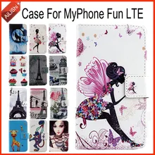 AiLiShi чехол для MyPhone Fun LTE Роскошный чехол из искусственной кожи с защелкой Fun LTE MyPhone эксклюзивный специальная кожаная обложка на телефон+ отслеживание