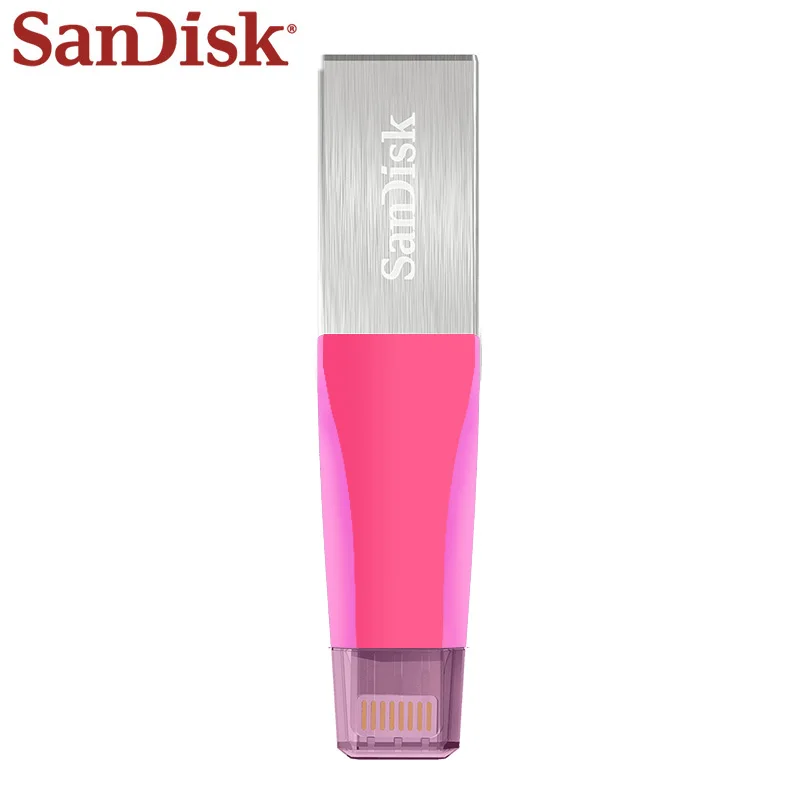  100% Original SanDisk IXPAND USB Flash Drive 128GB Rayo de IX40 USB 30 para iPhone iPad 64GB USB St
