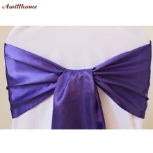 200 шт. стульев и фиолетовый пояса для продажи Свадебные бантом