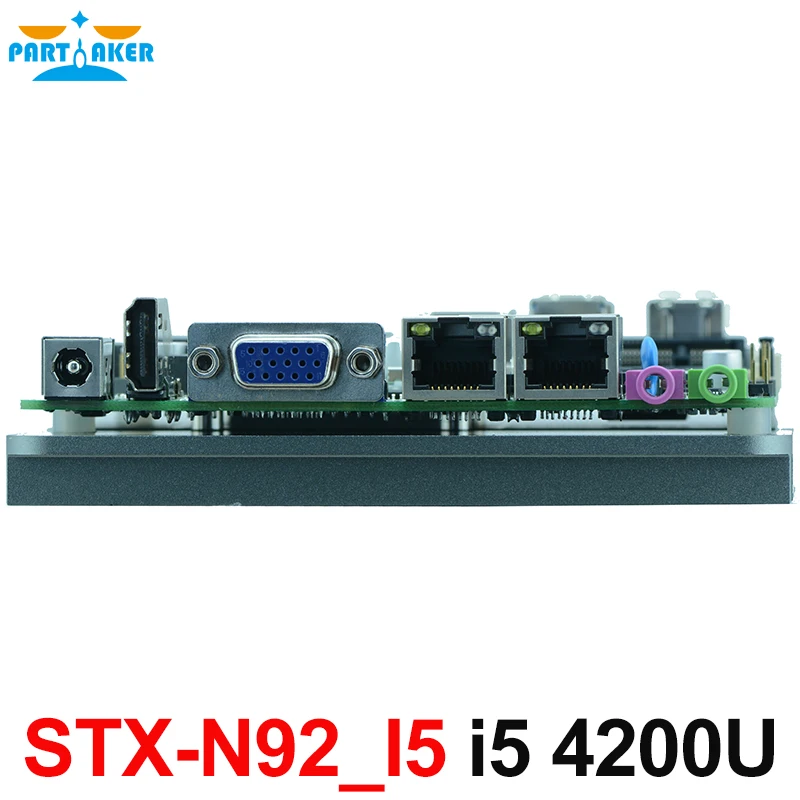 Безвентиляторный двойной гигабитный Ethernet Intel Haswell U i5 4200U 4210Y CPU nano материнская