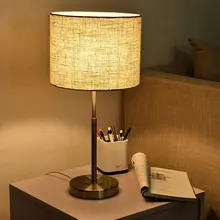 Северная Европа простой дизайн Настольный светильник для спальни современная ткань Кабинет Настольная лампа креативный свадебный подарок осветительные приборы