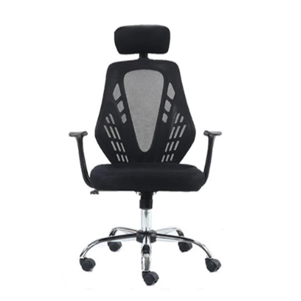 Стул, пластиковый экран, ткань, вентиляция, компьютерное кресло, домашнее, деловое, рабочее, офисное кресло, специальное назначение, конференц-кресло - Цвет: Black side black net