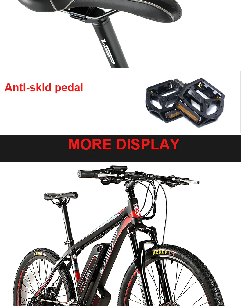 Clearance 27.5 inches electric Assist mountain ebike 250W electric bicycle  27speed rear drive 48v lithium battery  electric mountain bike 12