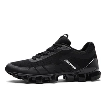 Trainers Males 2017 Model Sneakers Breathable Operating Sneakers Out of doors Blade Sole Sports activities Sneakers Excessive-quality Non-slip Sneakers