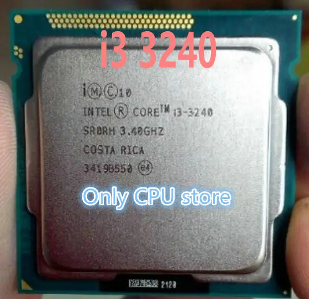 cpus lntel I3-3240 i3 3240 CPU 3.4 GHz 3M LGA1155 55W desktop Dual Core SR0RH CPU (working 100% Free Shipping) laptop processor