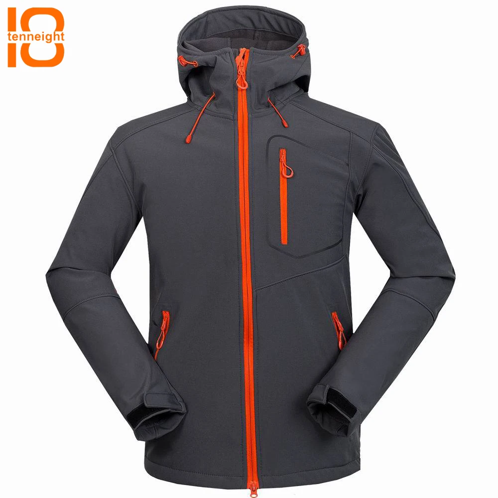 TENNEIGHT Men's Softshell Jacket Windproof sport Windbreaker men