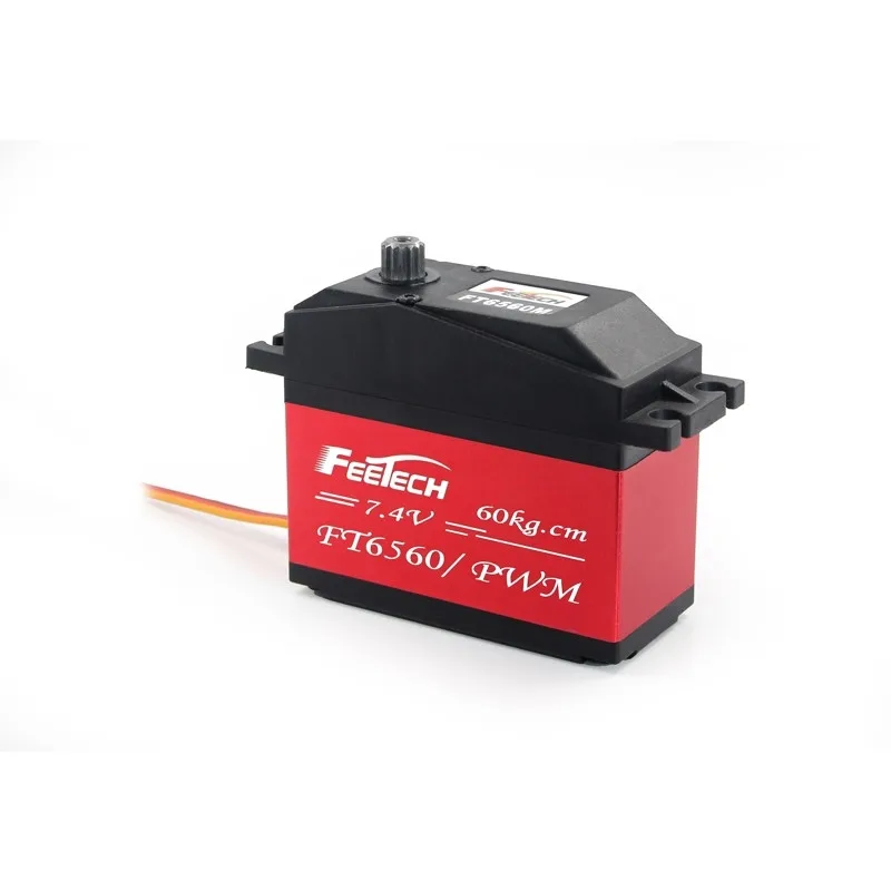 Сервопривод FEETECH FT6560M 7 4 В 60 кг 120 градусов металлическая шестерня Высоковольтный