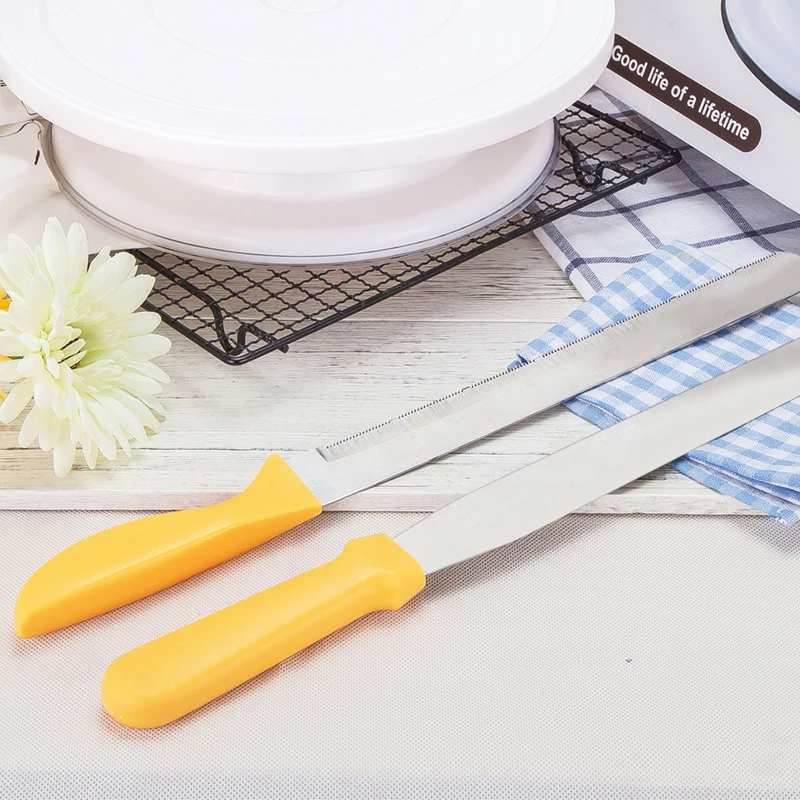 Baking Tools Food Stainless Steel Manual Cake Cutter Bread Saw Blade