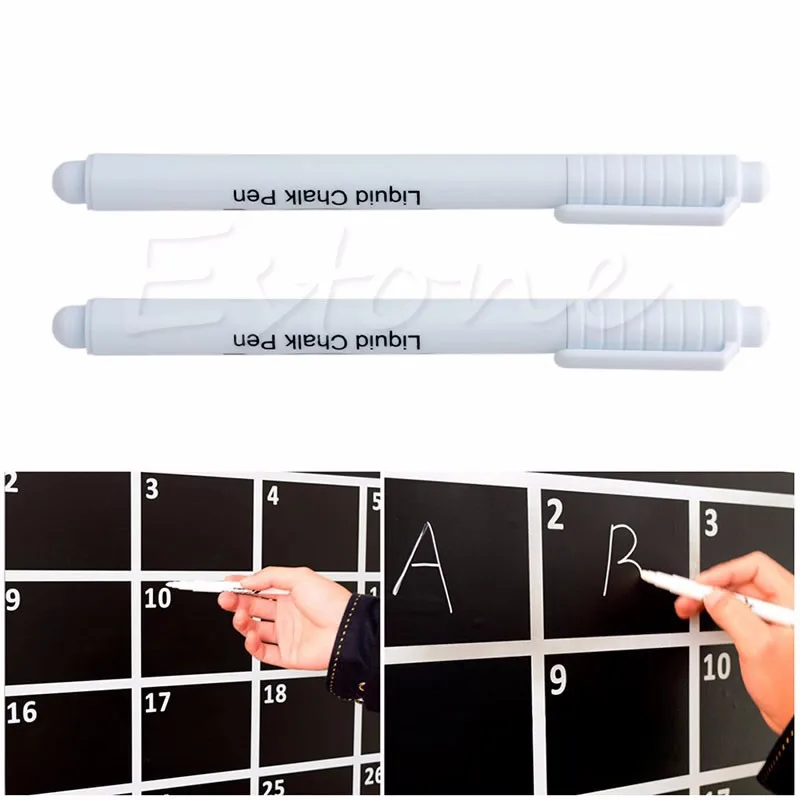 Белая жидкая меловая ручка/маркер для стеклянных окон Классная доска