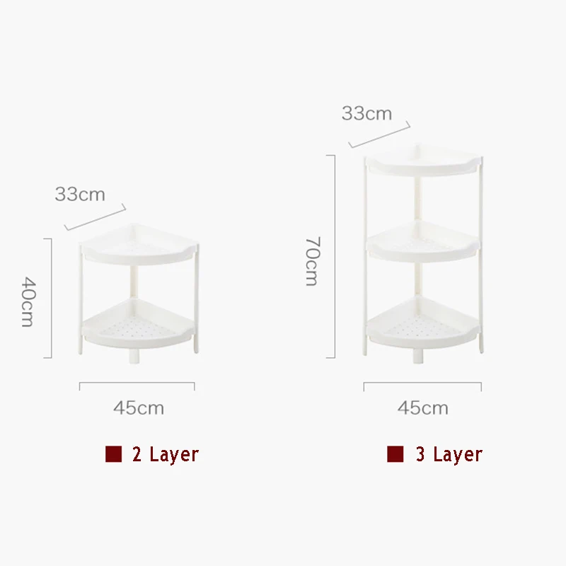 ACTIONCLUB Ванная комната Треугольная стойка домашняя пластиковая Полка для кухни гостиная держатель Органайзер легкая сборка