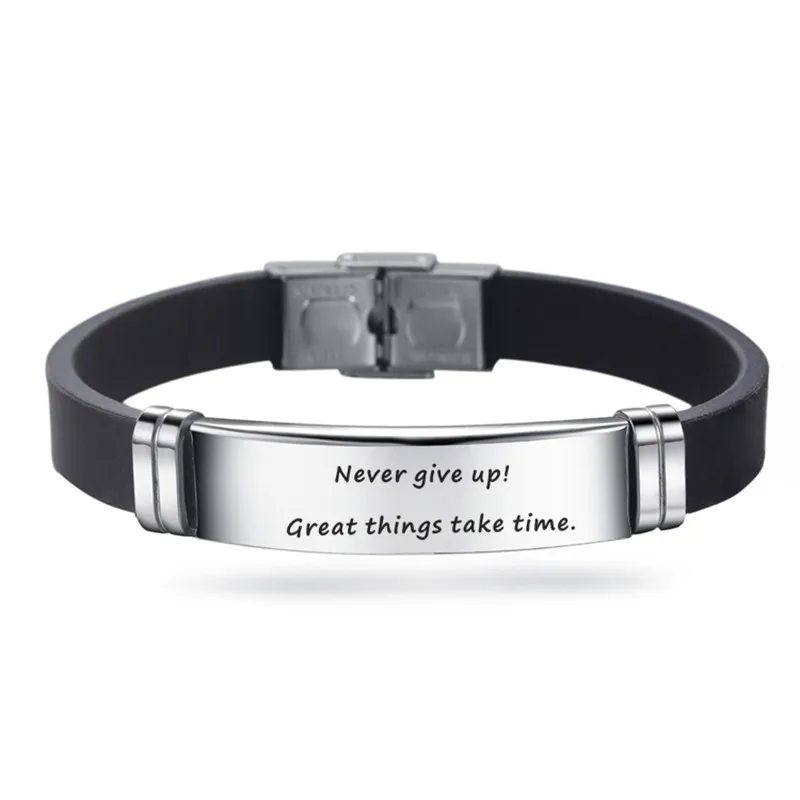 never give up great things take time