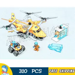 310 шт. Арктический город воздушный транспорт Quadcopter ATV Ice block Sabretooth 10994 рисунок здания Конструкторы игрушка Совместимость