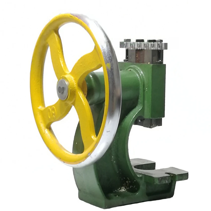 JH160 Disc Manual Press Stamping Machine Small Desktop Disc Hand Presses Manual Punching Machine Punch Press ,Slider Stroke 60mm