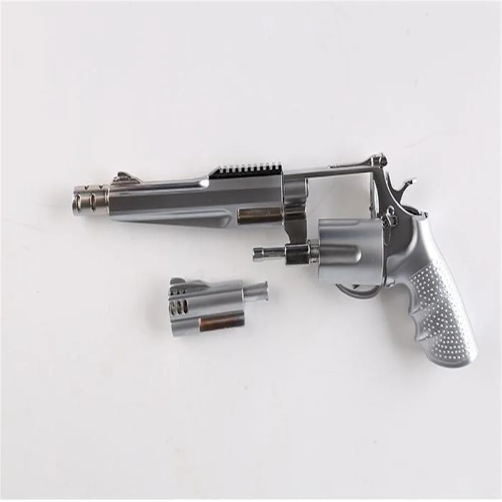 

Toy Guns Smith Wissen M500 model metal double barrel removable and non-launching toy gun 1:2 metal texture model #75