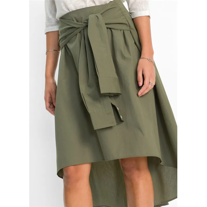 HOT sell Fashion 2018 Summer style skirts womens Flared Knee Length Skater Skirt Ladies Mini Office Work Skirt Femme Saia Y10#N (7)