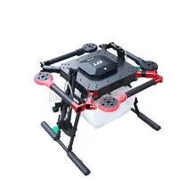 Drone 4-axis Semprot Pertanian pompa w/10 KG/penyemprotan sistem gimbal 1300mm Wheelbase 10L Lipat Quadcopter UAV
