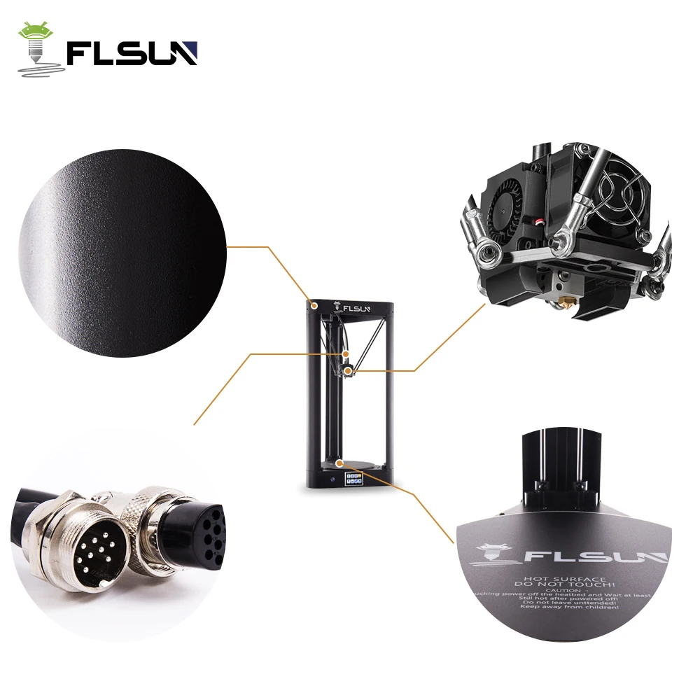 Цена 2019 3d принтер Flsun QQ S автоматическое выравнивание предварительной сборки Titan сенсорный экран решетка HeatBed 32bitsboad Корабль из США