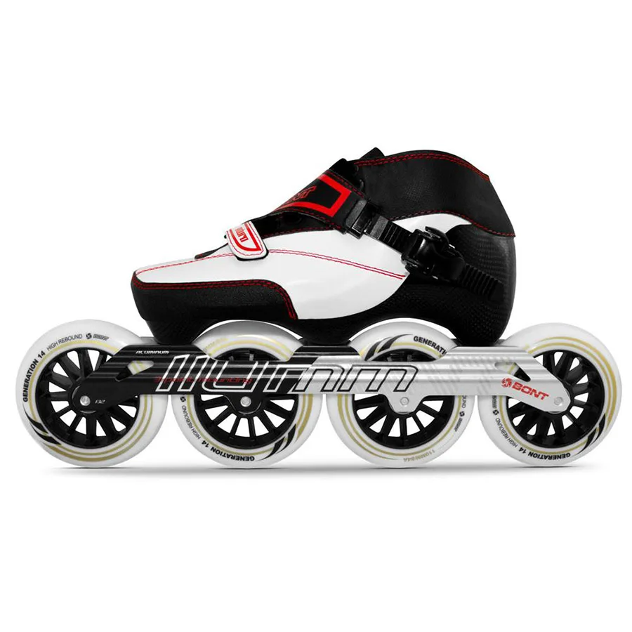 

100% Original Bont Enduro 3PT Package Speed Inline Skates Heatmoldable Carbon Fiber Boot 4*90/100/110mm Wheels Skating Patines