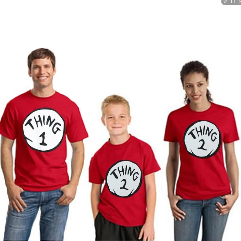 

Dr Seuss Cat in the Hat TShirts Thing 1–Thing 8 Tshirt Crimbo Adults & Kids NEW